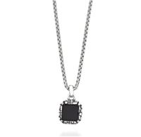 Collana Giovanni Raspini Uomo Brick in Argento Onice  Ct 12380 - 12380